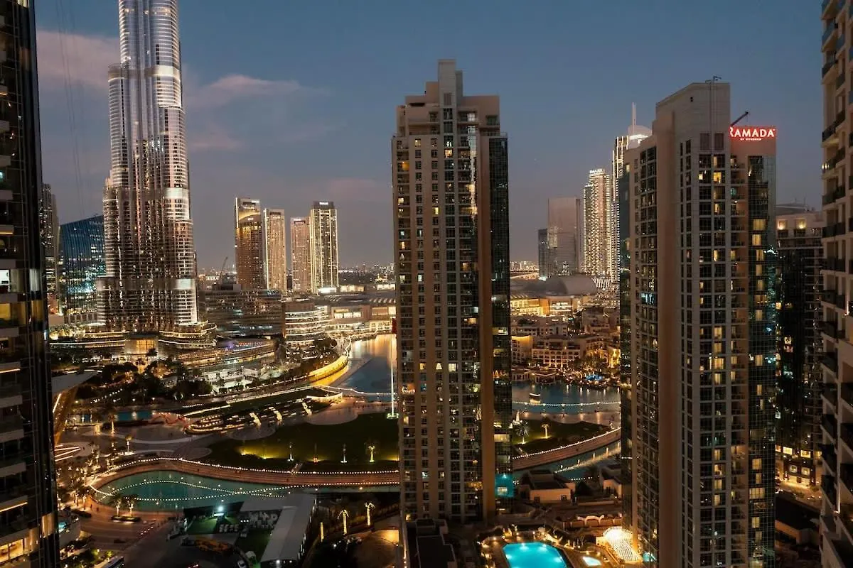 Luxurious 4Br Apartment With Full Burj Khalifa And Fountain Views, Downtown Dubaj Spojené arabské emiráty